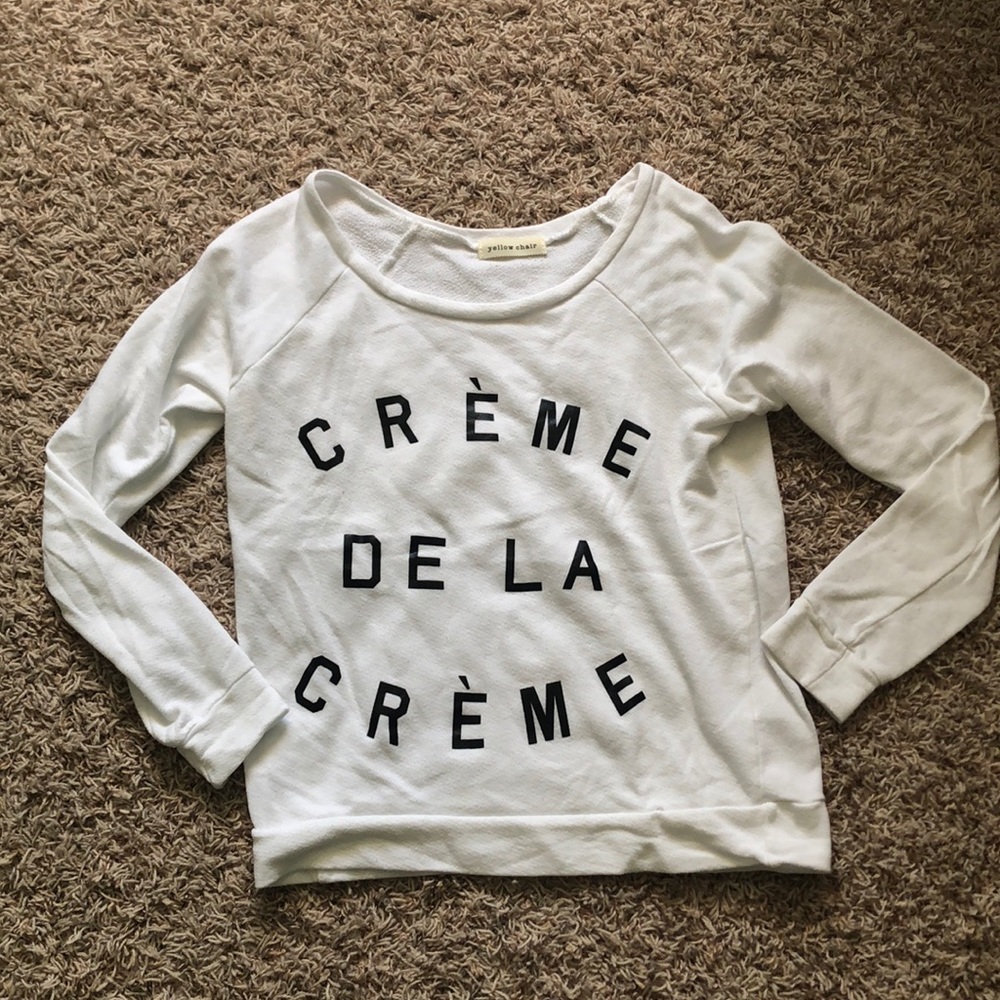 White Crème De La Crème top